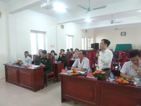 Hiển thị chi tiết tin tức Nghiệm thu phần mềm Quản lý Bệnh viện Quân đội tại Viện y học phóng xạ và U bướu Quân đội Hình ảnh tin tức Nghiệm thu phần mềm Quản lý Bệnh viện Quân đội tại Viện y học phóng xạ và U bướu Quân đội