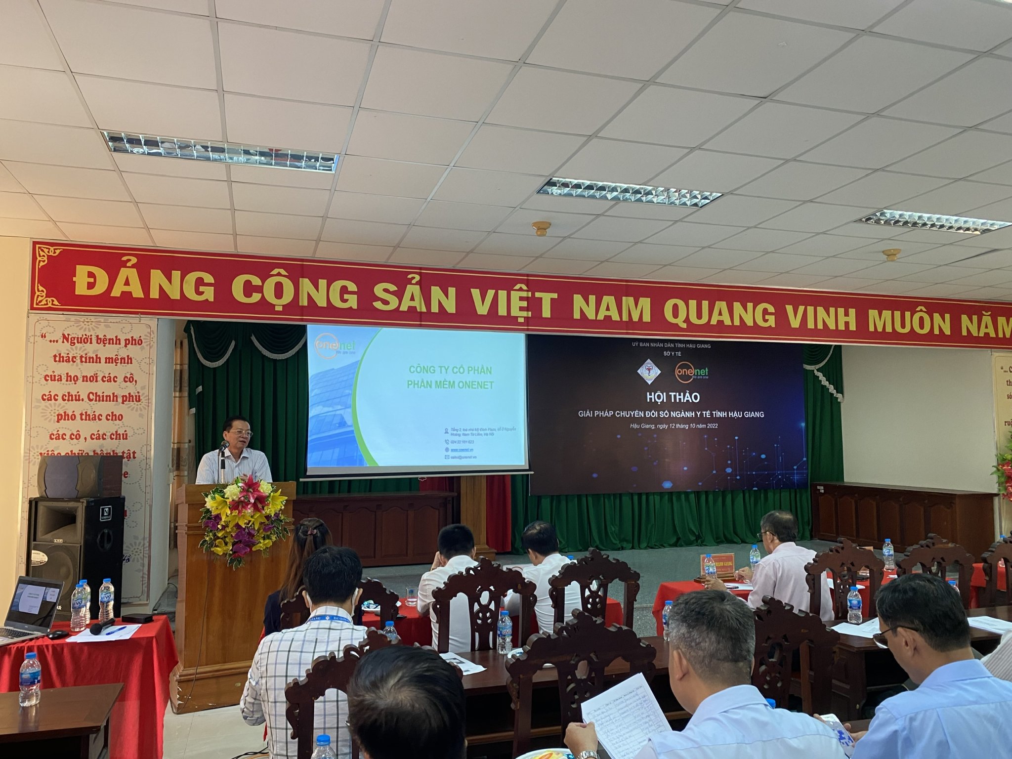 Hình ảnh tin tức Sở Y tế tỉnh Hậu Giang phối hợp với OneNet tổ chức hội thảo về giải pháp chuyển đổi số ngành y tế tỉnh Hậu Giang